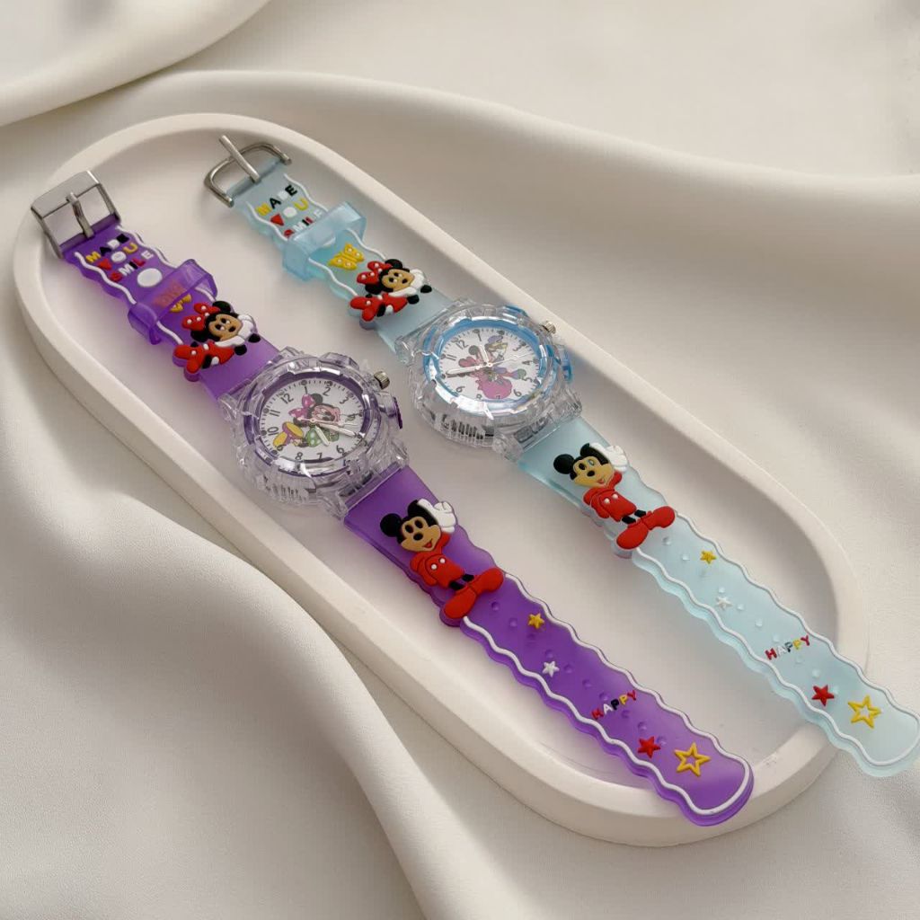 ساعت بچه گانه چراغدار کد 2609 - خرید آنلاین از گالری آداس